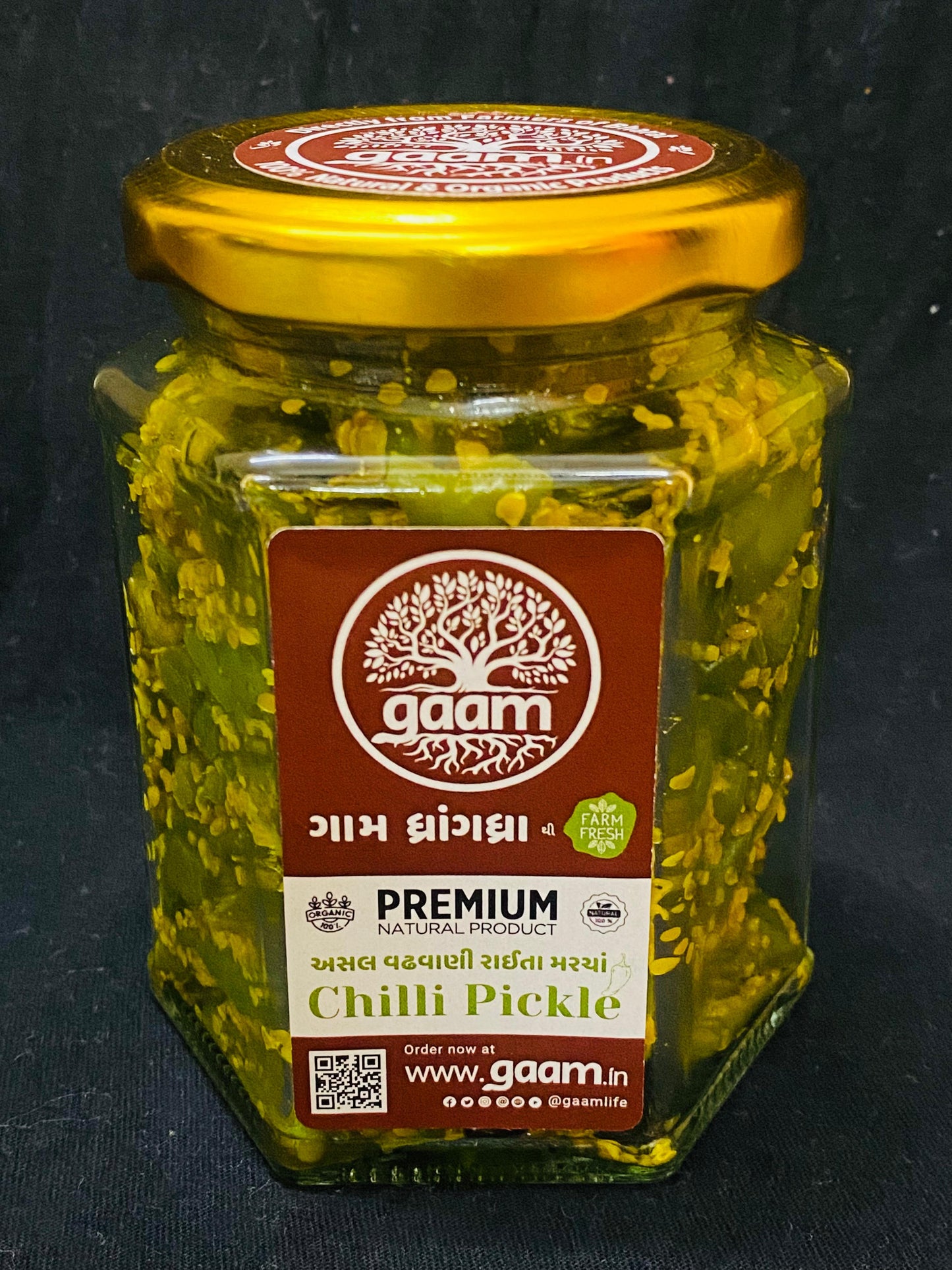 Vadhvani Chilli Pickle - Organic Raita Marcha